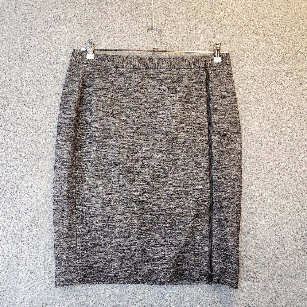 Classiques Entier Skirt‎ Womens Size 12 Wool Blend Zipper Career Casual Gray